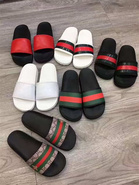 gucci slides men replica|the real Gucci slides.